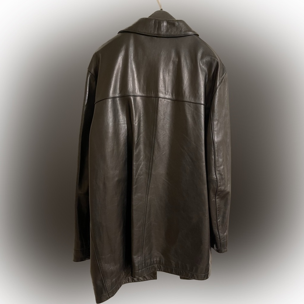 Banana Republic Black 100% Leather Jacket - Picture 6 of 9